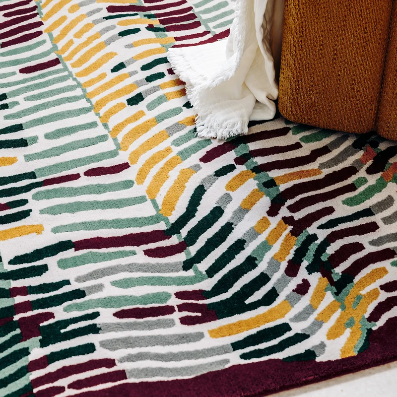Tapis multicolore Ether