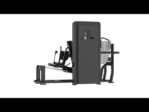Sélectorisée Dual Presse à Jambes Horizontale / Squat Hack
