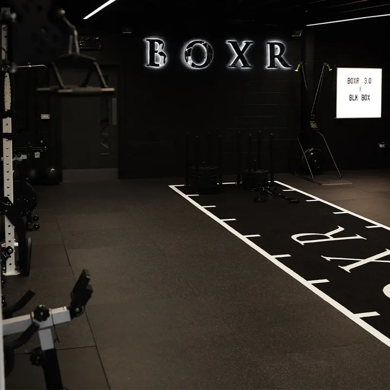 40mm Gym Tile - (1m x 0.5m x 40mm) - Light Grey