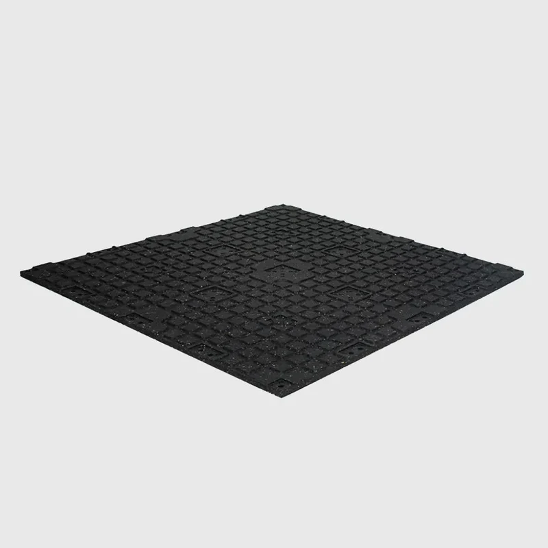 40mm Gym Tile - (1m x 0.5m x 40mm) - Light Grey