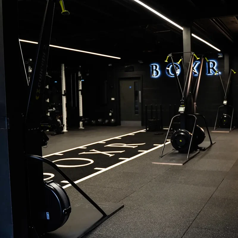 40mm Gym Tile - (1m x 0.5m x 40mm) - Light Grey