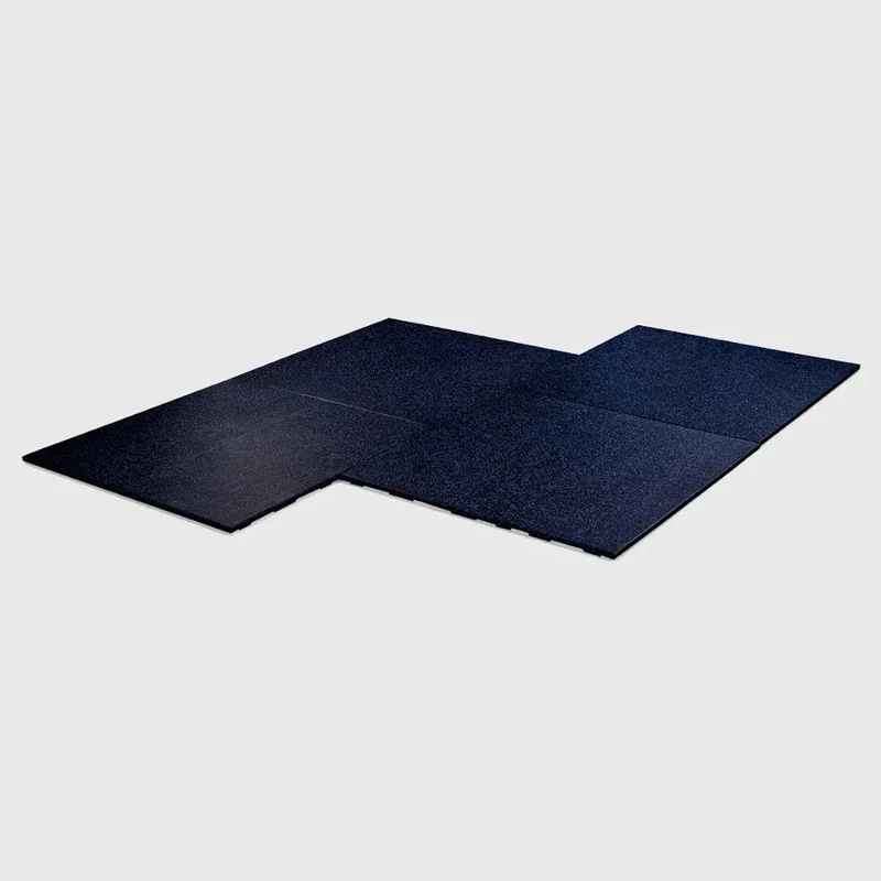 40mm Gym Tile - (1m x 0.5m x 40mm) - Light Grey