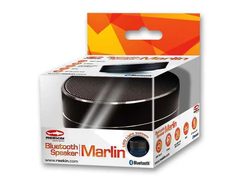 Reekin Marlin Haut-parleur Bluetooth avec kit main-libre inclusCâble chargeur USB