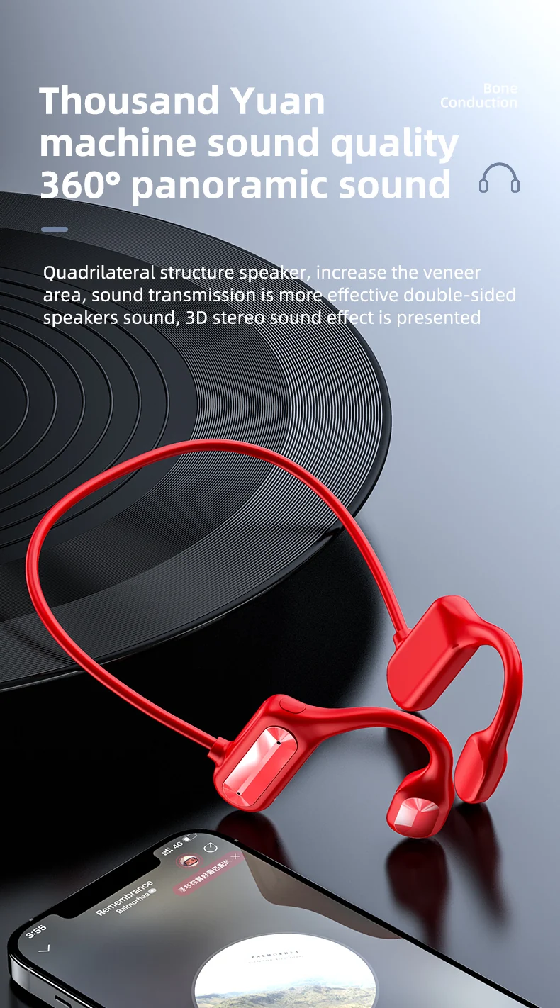 Casque audio Bluetooth 5.2 edition ALPINE couleur Rouge