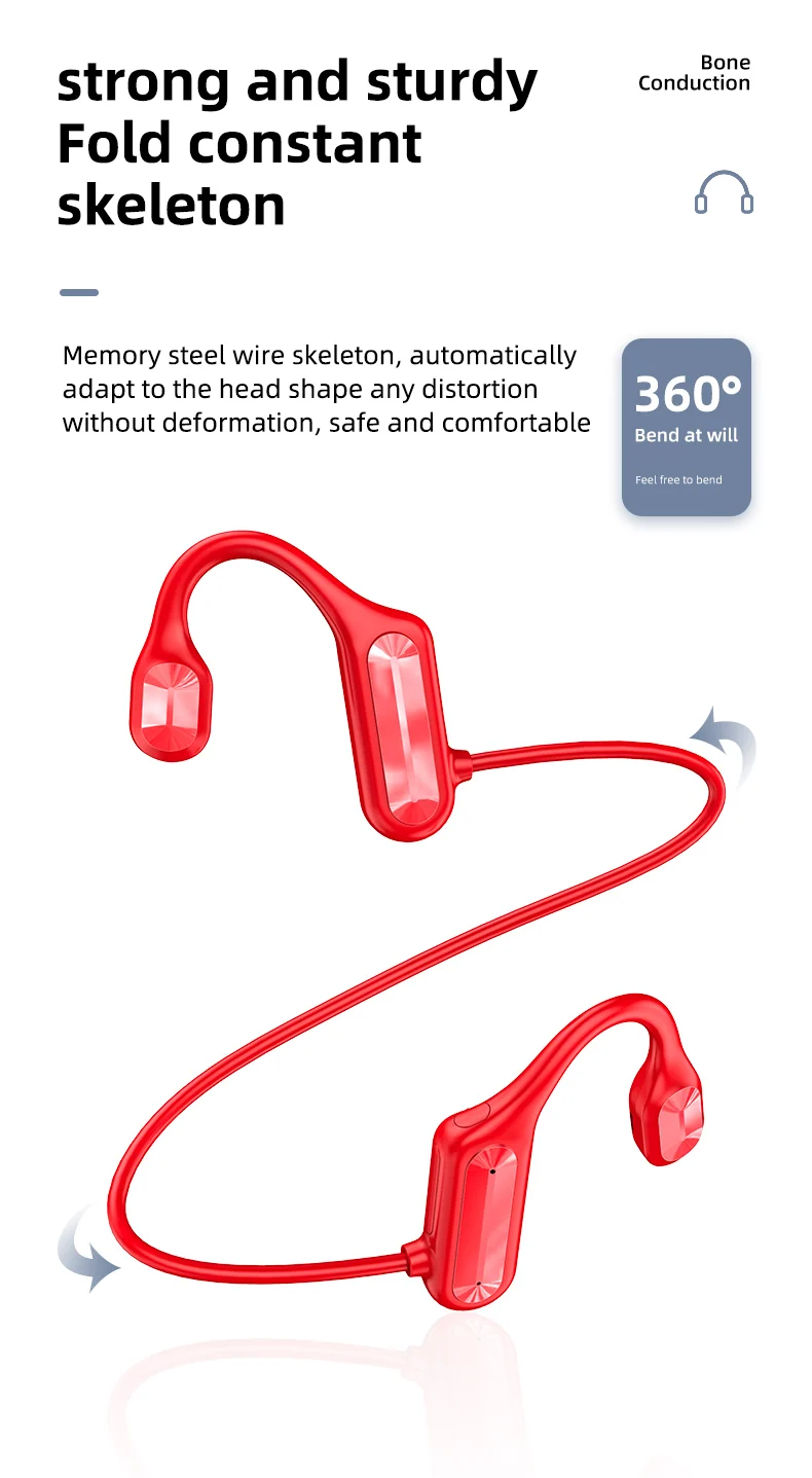 Casque audio Bluetooth 5.2 edition ALPINE couleur Rouge