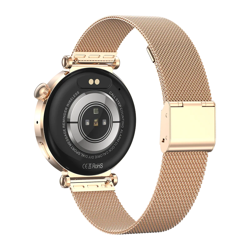 Montre connectée AMOLED- Edition Zénith Argent (avec bracelet milanais)
