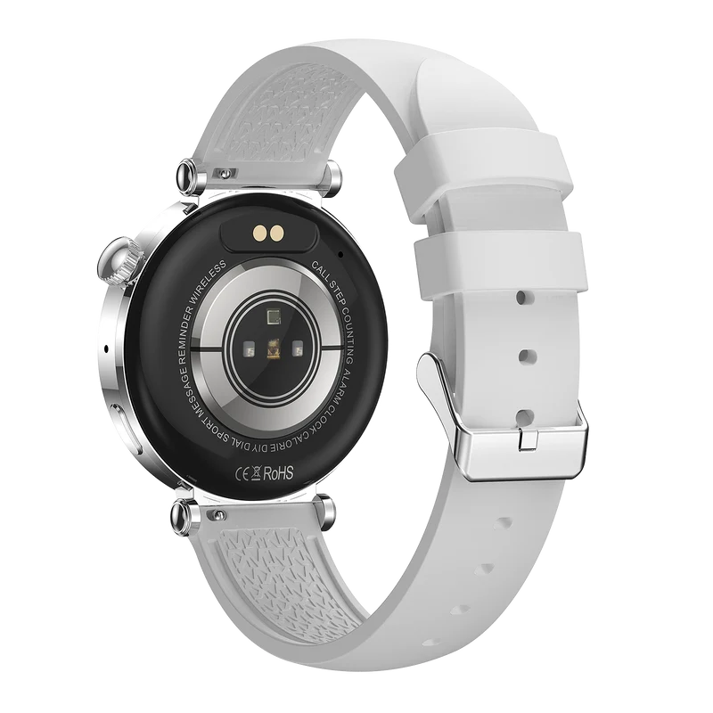 Montre connectée AMOLED- Edition Zénith Argent (avec bracelet milanais)