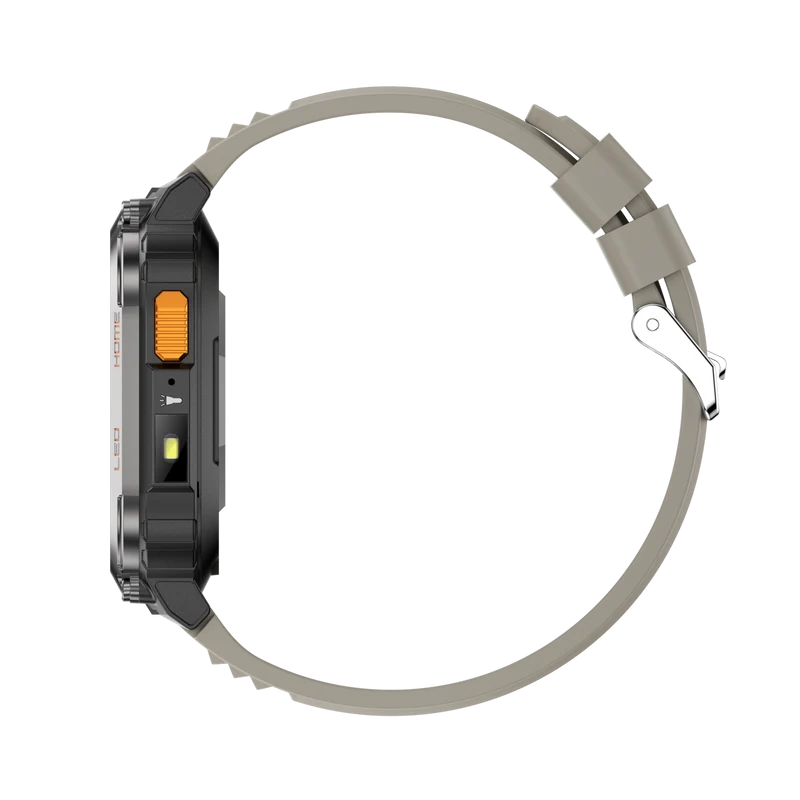 Montre connectée AMOLED NASA GPS edition Daytona . écran couleur haute définition de 2,01 pouces 240 x 296 pixels- (avec bracelet silicone)