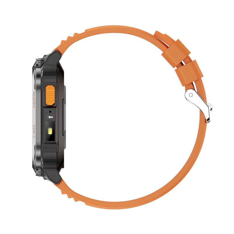 Montre connectée AMOLED NASA GPS edition Daytona . écran couleur haute définition de 2,01 pouces 240 x 296 pixels- (avec bracelet silicone)