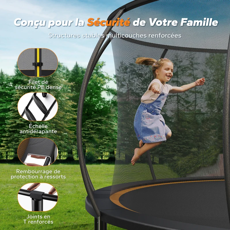 Trampoline d'extérieur Merach 2429