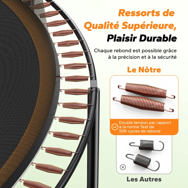 Trampoline d'extérieur Merach 2429