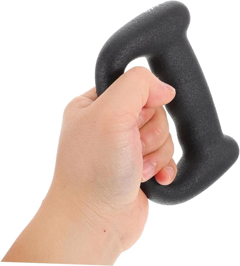Paire de Petits Haltères SYNERFIT , Porteurs de Poids, Entraînement par Frappe, Course à Pied & Entraînement de Boxe en Fer poids 0,5KG unité colorie Noir