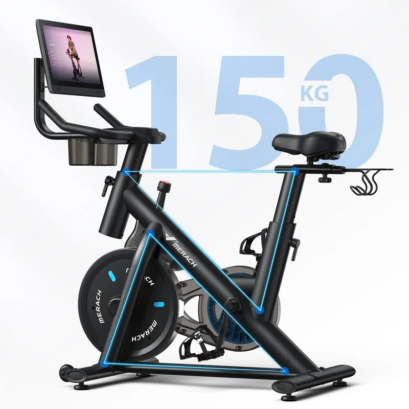 Vélo d’appartement avec écran HD Merach S26B4