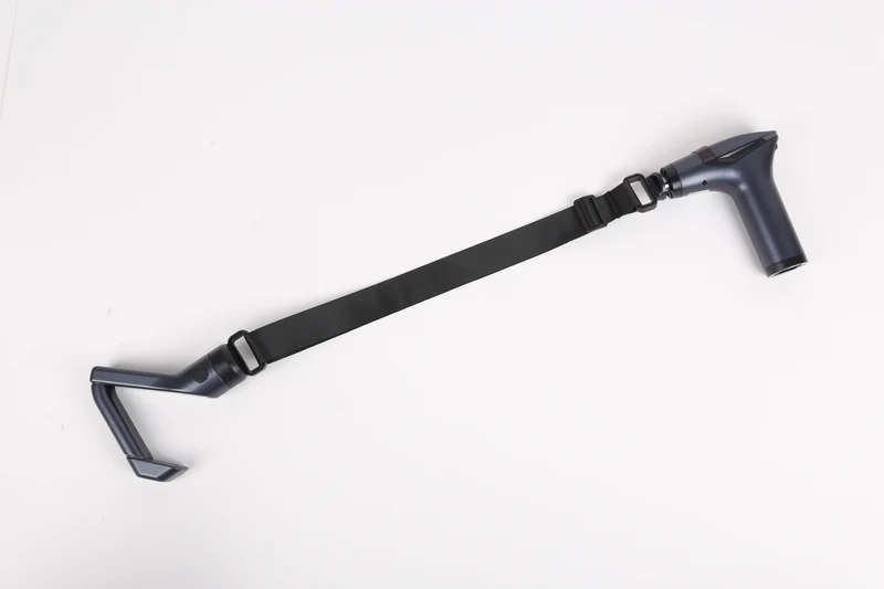 Pistolet de Massage Musculaire SYNERFIT 6 Vitesses Réglables 3 en 1 masseur dos et cervicales poignée amovible,modéle Move Gun colorie Gris