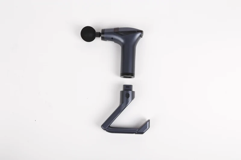 Pistolet de Massage Musculaire SYNERFIT 6 Vitesses Réglables 3 en 1 masseur dos et cervicales poignée amovible,modéle Move Gun colorie Gris