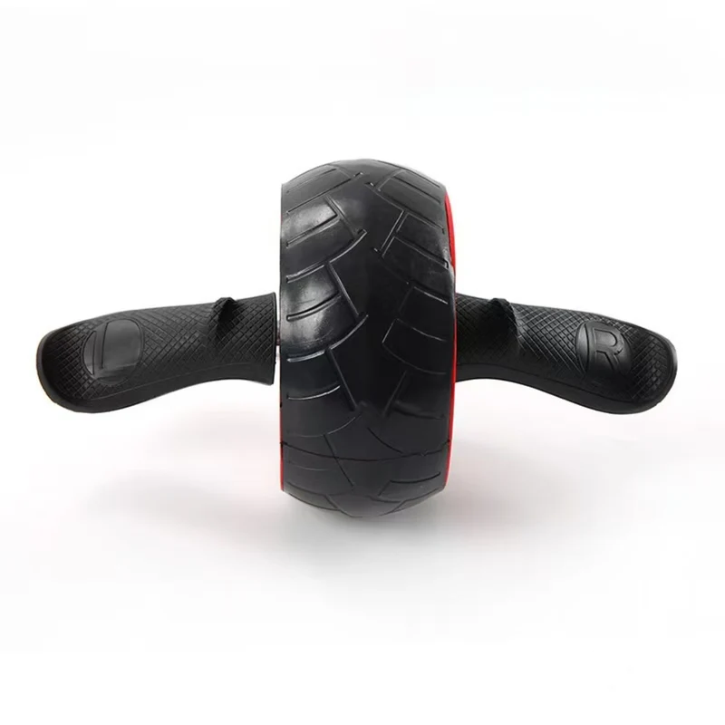 Roue abdominale Synerfit multifonction – Entraînement complet à domicile, tous niveaux- modèle PerfectCarve - colorie Noir/ Rouge