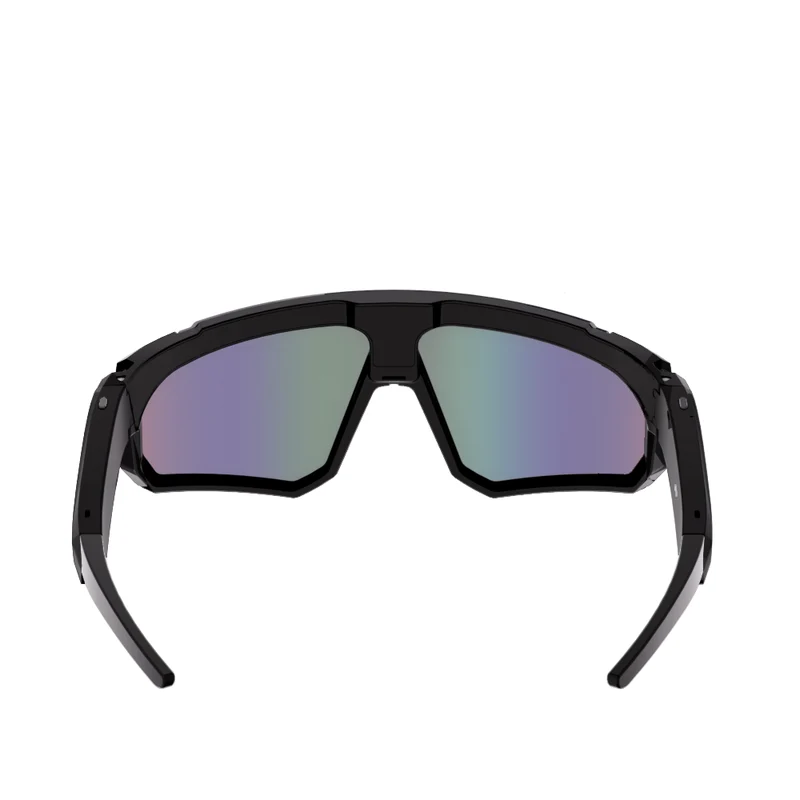 Lunettes intelligentes multifonctions NASA édition . SOLAR Caméra : 8 mégapixels (1080p) à 30 images par seconde transmission Wi-Fi, Bluetooth Microphone Et Haut-Parleur Intégré Monture Mat Noir Verres Graphite Modèle Unisex design