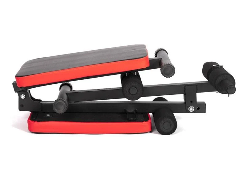 Banc de musculation SYNERFIT pliable multifonction entraînement complet noir et rouge modèle COBRA