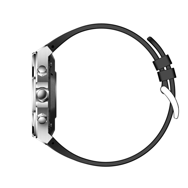 Montre connectée AMOLED NASA édition Arizona .écran couleur haute définition (avec bracelet silicone) couleur cadran ARGENT