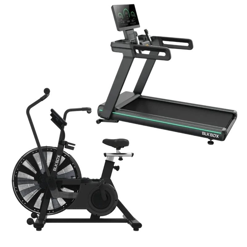 Air Bike and 1 Series Treadmill Cardio Bundle