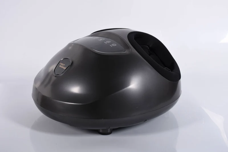 SYNERFIT Appareil de massage des pieds avec fonction chauffante et compression d'air à commande tactile - Modèle Jacuzzi colorie Noir