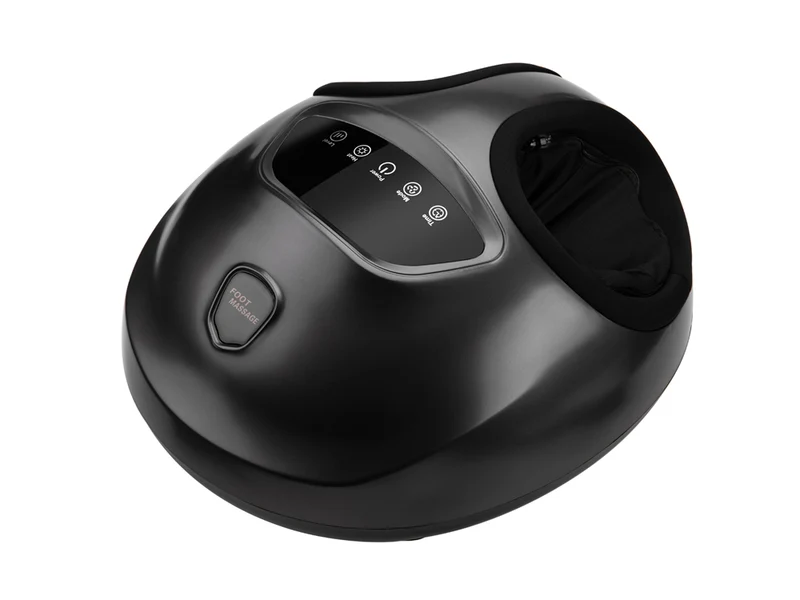 SYNERFIT Appareil de massage des pieds avec fonction chauffante et compression d'air à commande tactile - Modèle Jacuzzi colorie Noir