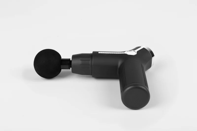 SYNERFIT Pistolet de Massage Musculaire 6 Vitesses Réglables, modèle Innova Gun colorie Noir Argent