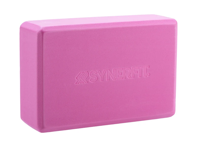 SYNERFIT Kits de Yoga 5 en 1 inclus Tapis de yoga , serviette, balle de yoga, brique de yoga, fitness band, EVA haute densité inlcus sac de transport .Modéle Yoga fit colorie Rose