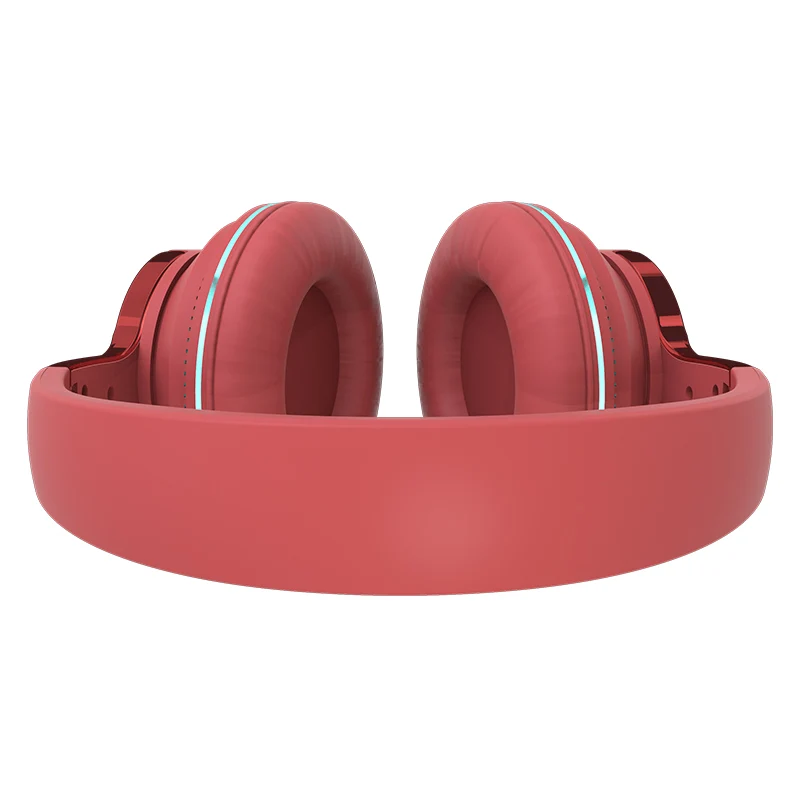 Casque Bluetooth 5.0 stéréo ergonomique - Edition Miami 2024- couleur rouge