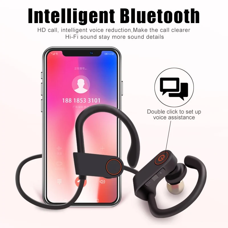 Casque audio sport Bluetooth 5.0 édition URBAN CITY couleur Noir