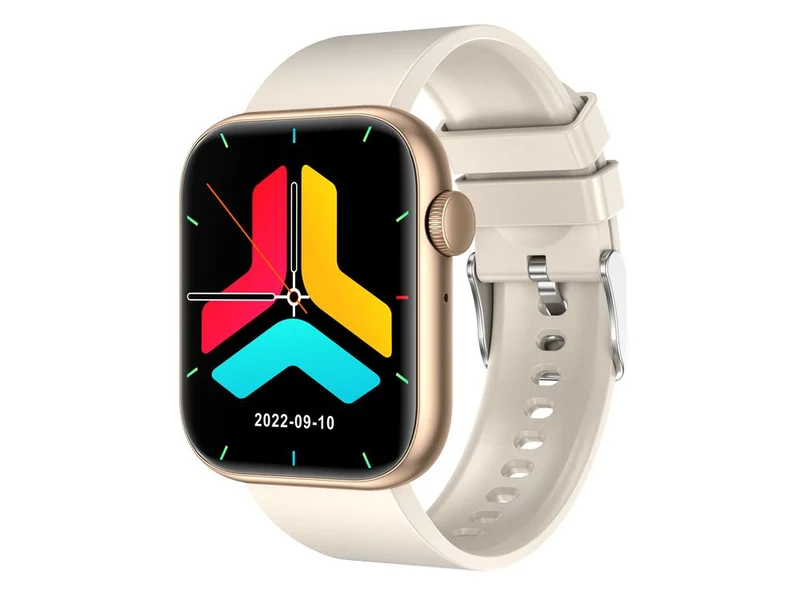 Montre connectée - Edition Gamma 2024 -avec bracelet en silicone couleur Beige