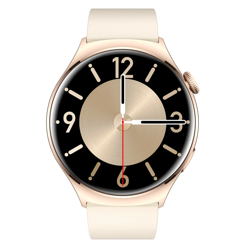 Montre connectée AMOLED - Edition Amnésia - (avec bracelet silicone) coleur Beige