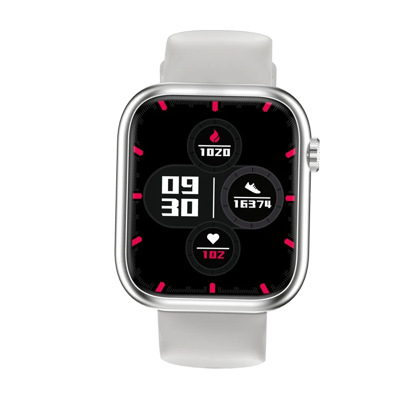 Montre connectée - Edition Omega-avec bracelet en silicone couleur Gris