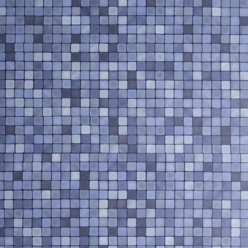 Tapis vinyle bleu Pool