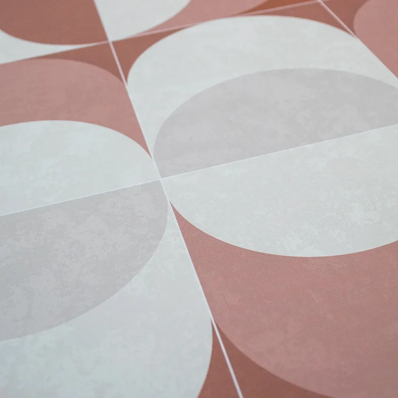 Tapis vinyle terracotta Bulb