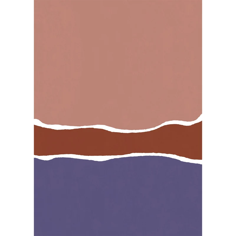 Papier peint violet Trio