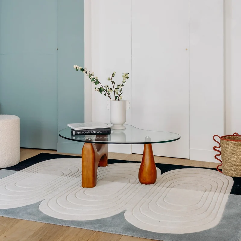 Tapis gris Bibelot
