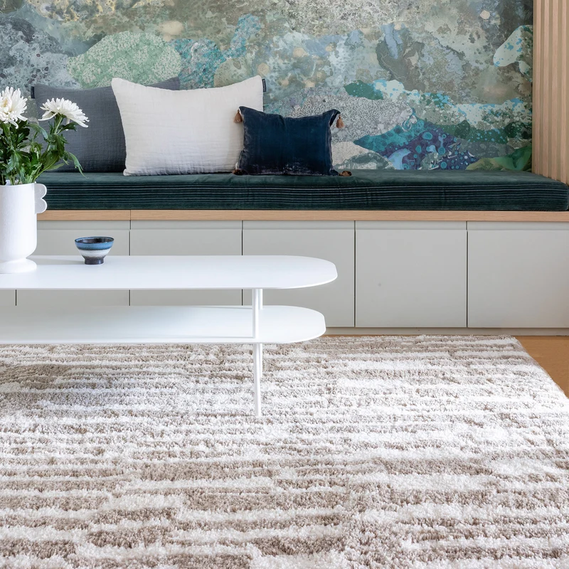 Tapis beige Afflux