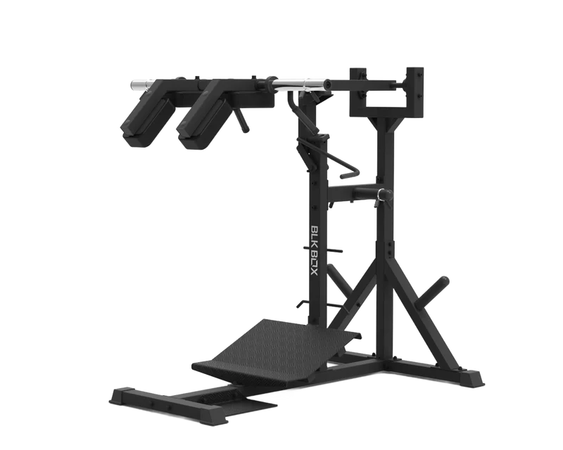 Plate Loaded Standing Calf Raise / Leverage Squat