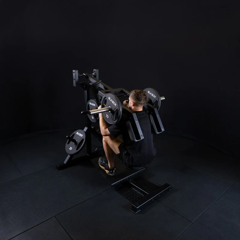 Plate Loaded Standing Calf Raise / Leverage Squat
