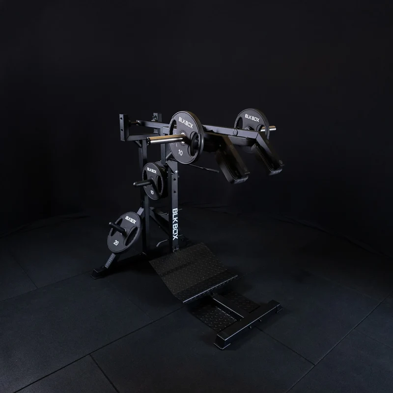 Plate Loaded Standing Calf Raise / Leverage Squat