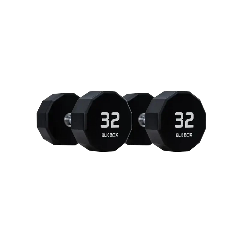 12 Sided Urethane Dumbbell Set - (1-10kg) (10 pairs)