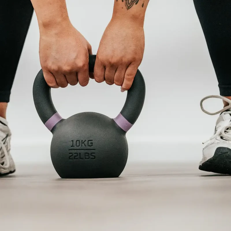 Premium Cast Iron Kettlebell - Dual Marked