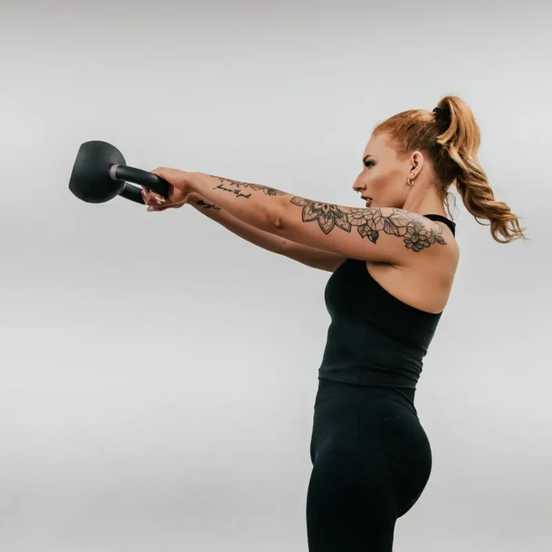 Premium Cast Iron Kettlebell - Dual Marked