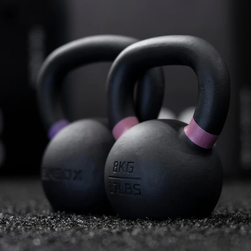 Premium Cast Iron Kettlebell - Dual Marked