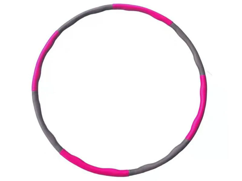 Hula Hoop en mousse Synerfit 100cm, 1,2kg (Rose-Gris)