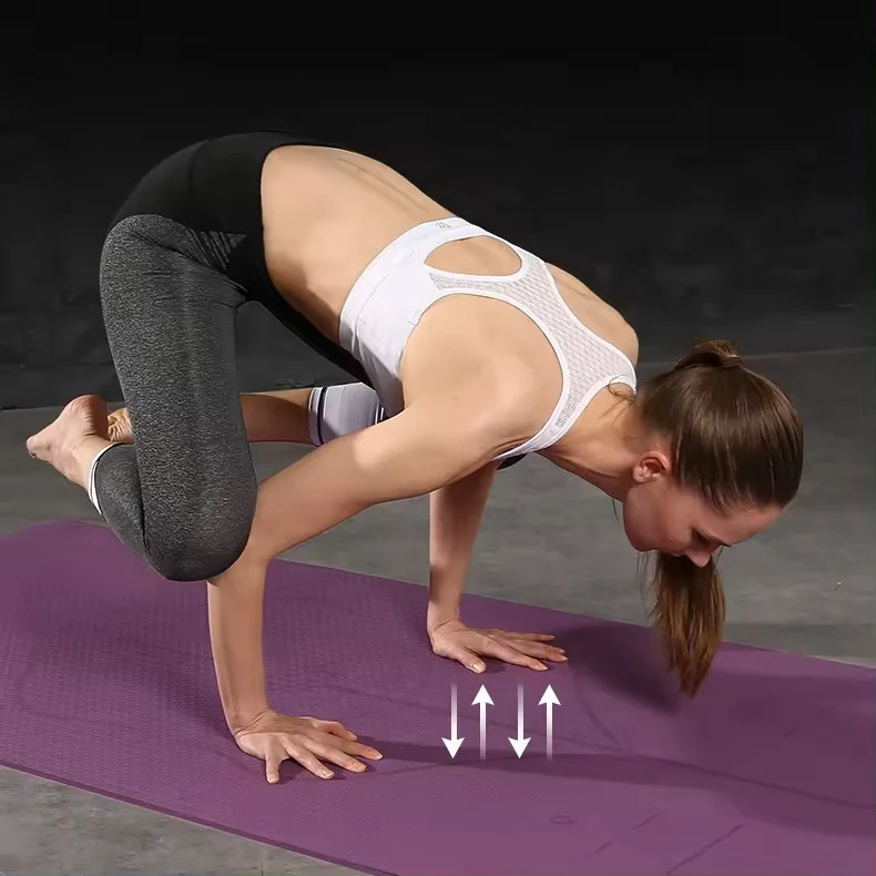 Tapis de Yoga antidérapant - Modèle Zenith edition 2024-en caoutchouc naturel colorie Violet