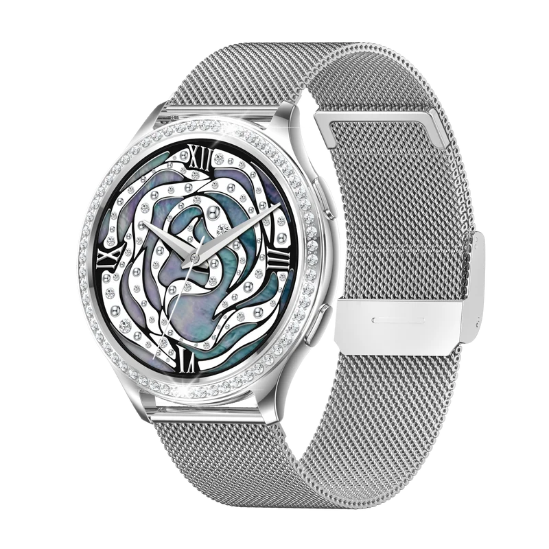 Montre connectée -Edition Vogue 2024 IP67 avec bracelet milanais couleur OR