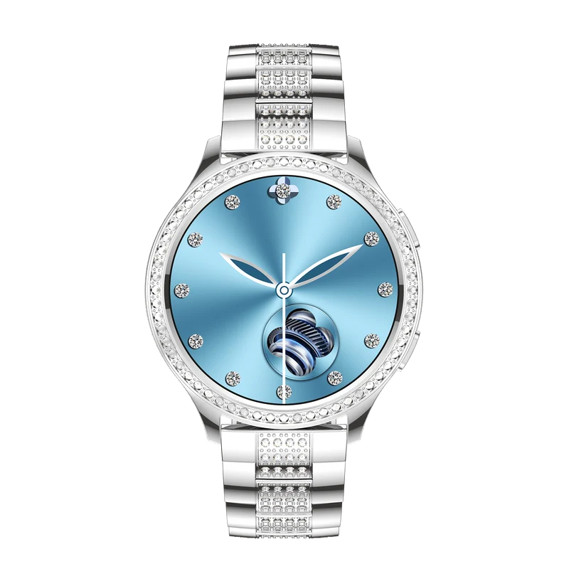 Montre connectée -edition Vogue 2024 IP67 avec bracelet en acier inoxydable