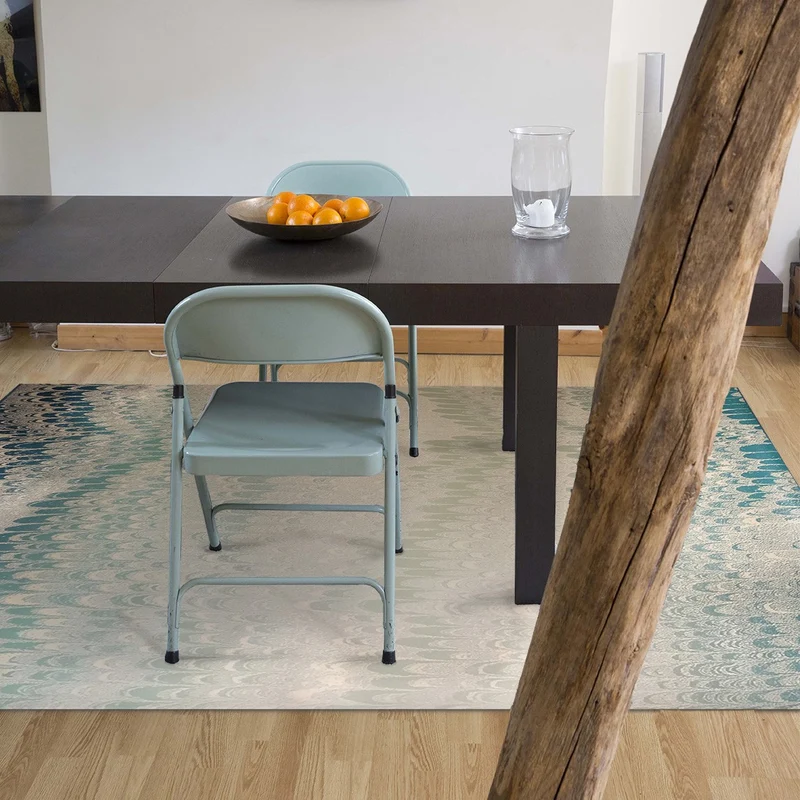 Tapis vinyle Peacock Lagoon